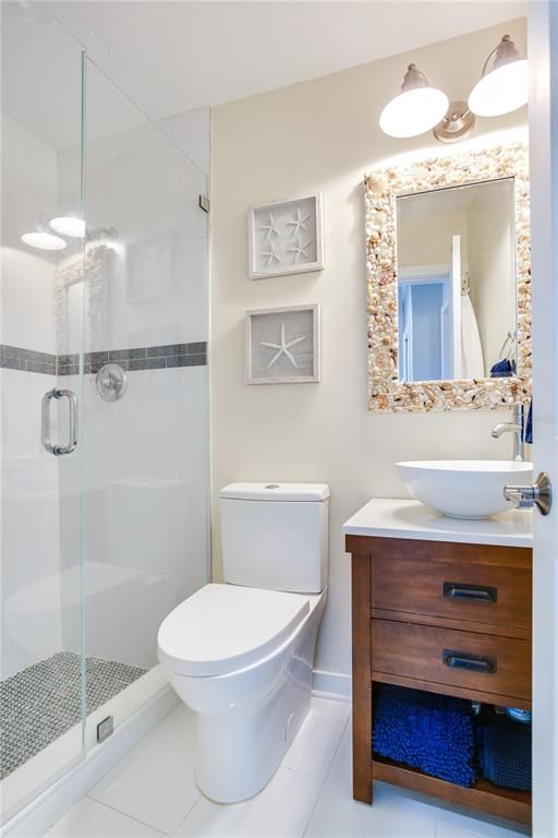 Bathroom, Glass Shower, Interior