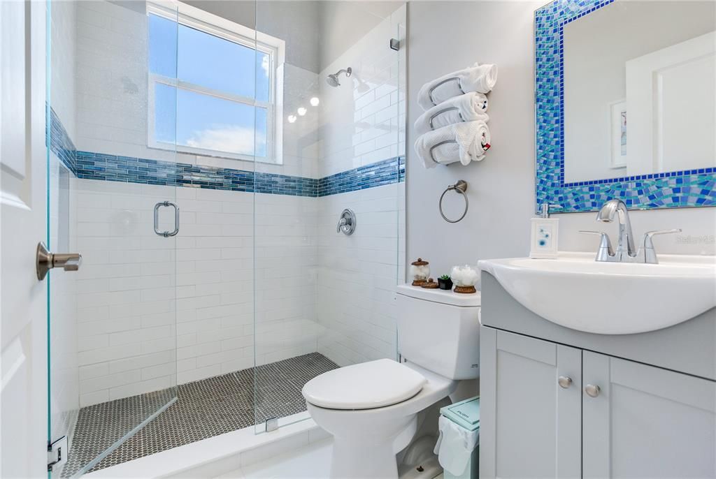 Bathroom, Glass Shower, Interior