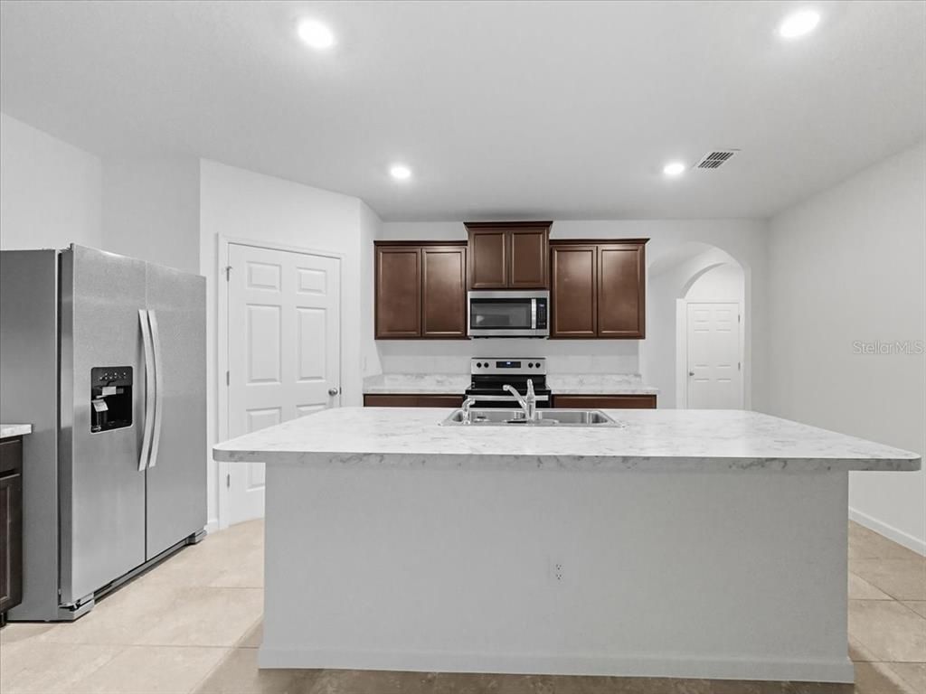 Interior, Kitchen, Recessed Lighting, Stainless Steel Appliances