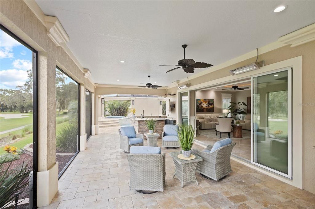 Interior, Living room, Recessed Lighting, Sun Room