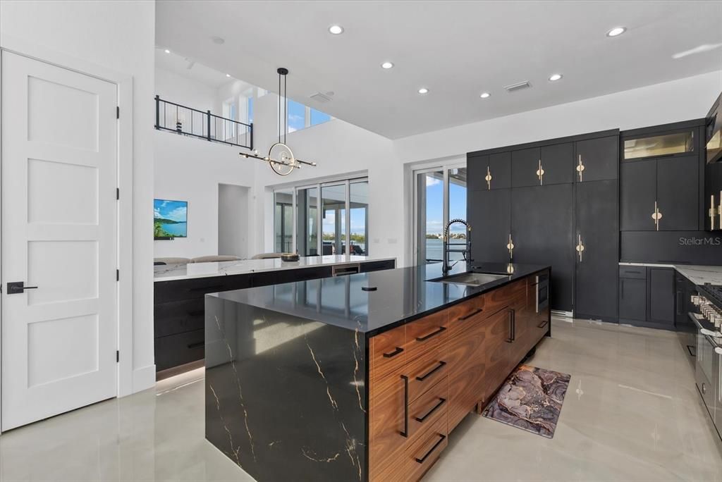 Interior, Kitchen, Pendant Lights, Recessed Lighting