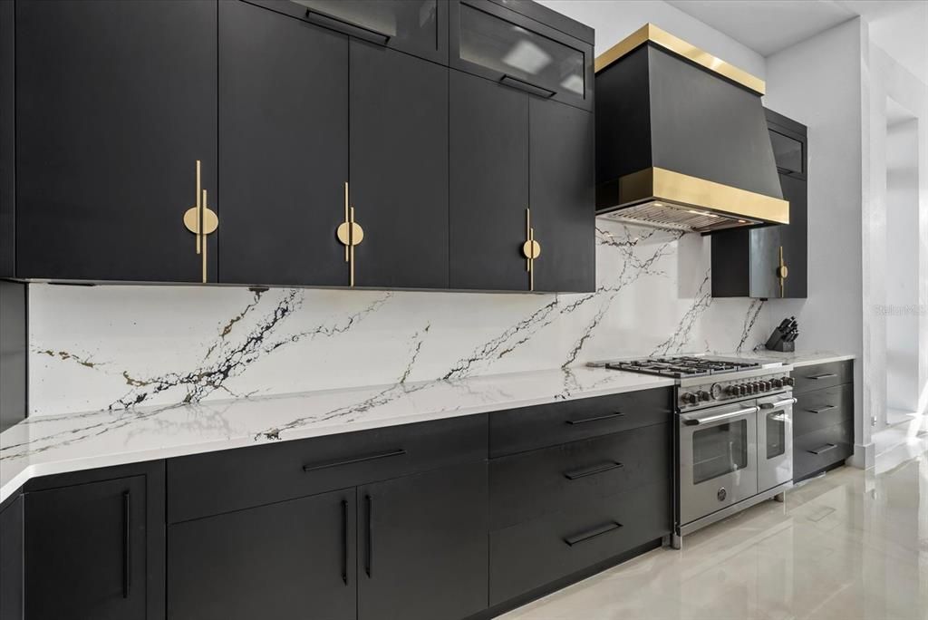 Interior, Kitchen, Marble Walls