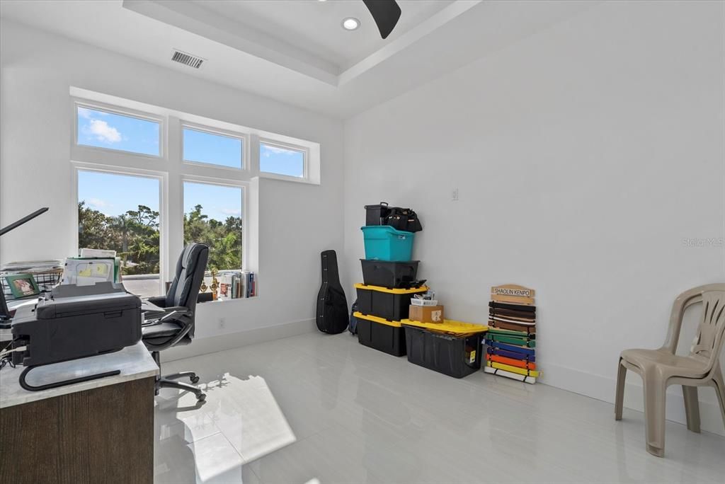 Home Office, Interior, Recessed Lighting