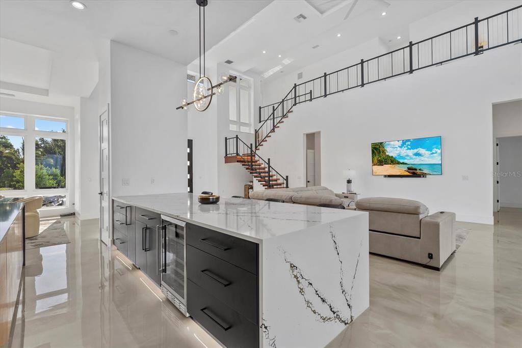 Interior, Kitchen, Pendant Lights, Recessed Lighting