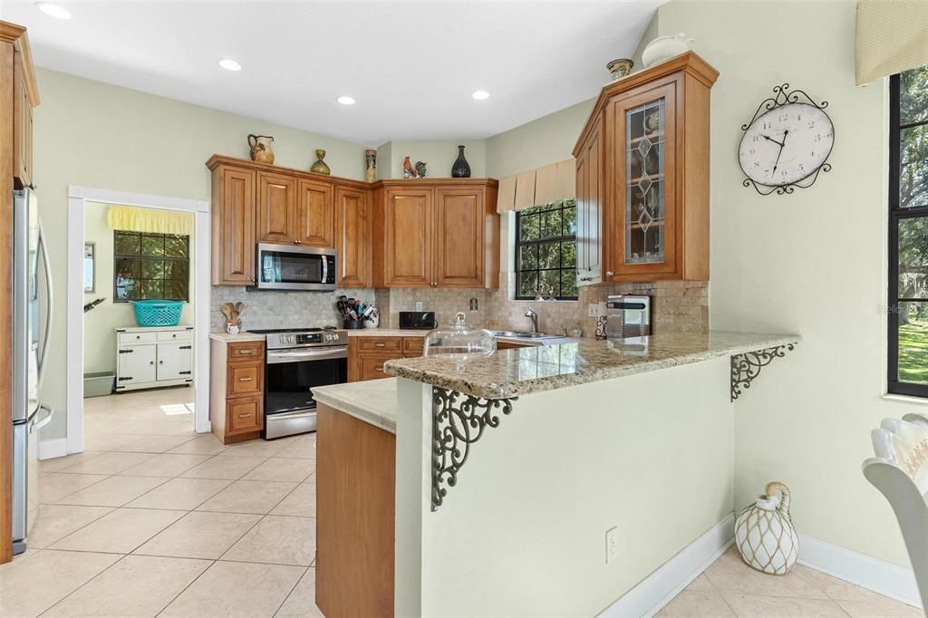 Interior, Kitchen, Recessed Lighting, Stainless Steel Appliances
