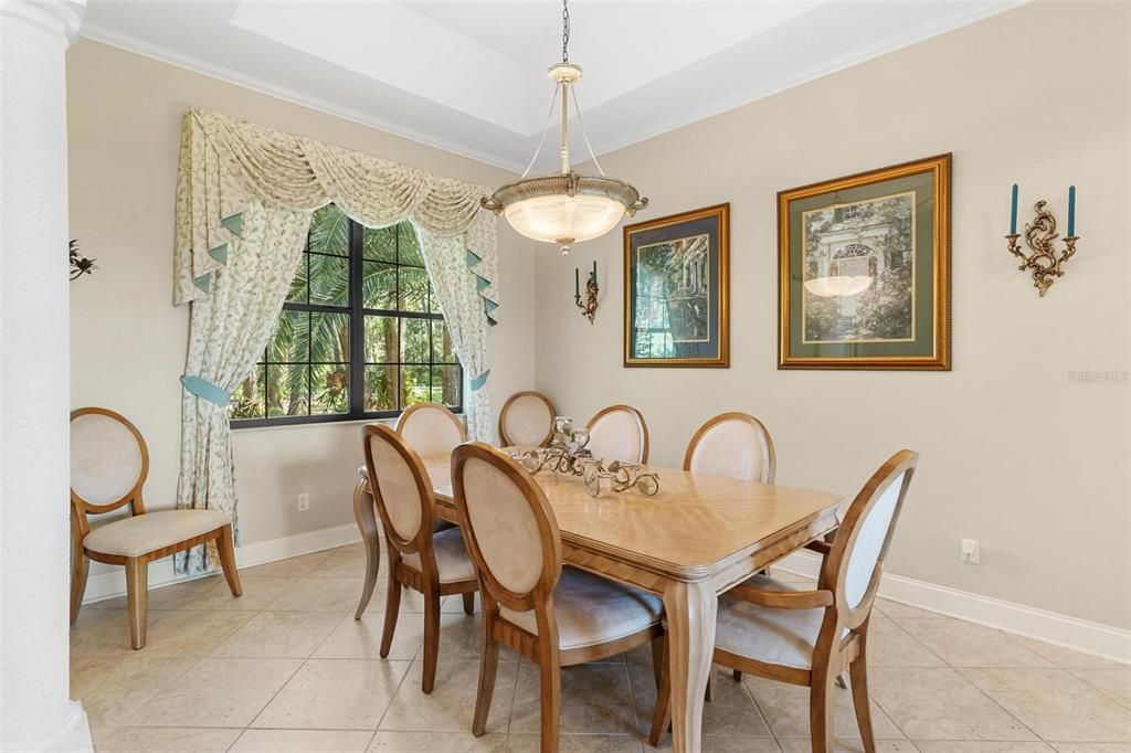 Dining room, Interior, Pendant Lights