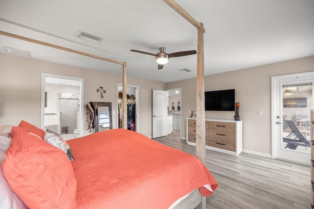 Bedroom, Interior, Wood Texture Flooring