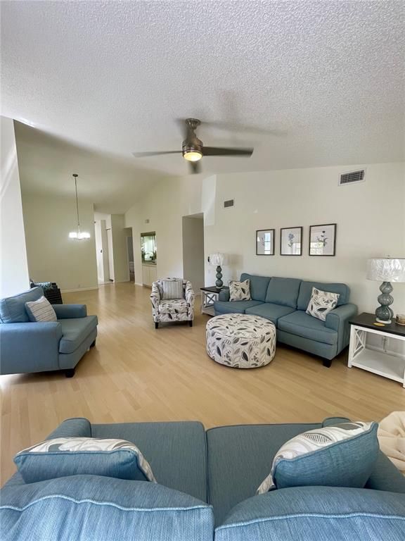 Interior, Living room, Pendant Lights, Wood Texture Flooring