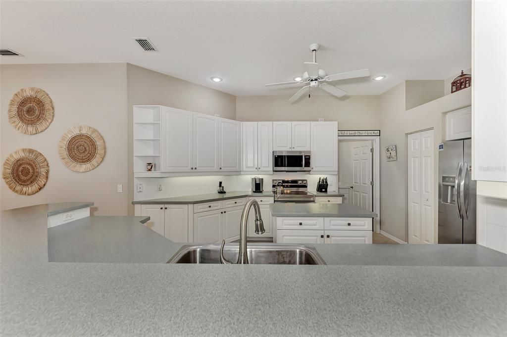 Interior, Kitchen, Recessed Lighting, Stainless Steel Appliances