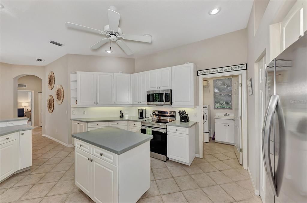 Interior, Kitchen, Recessed Lighting, Stainless Steel Appliances