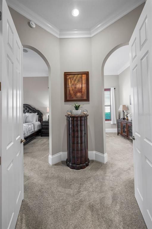 Bedroom, Interior, Recessed Lighting