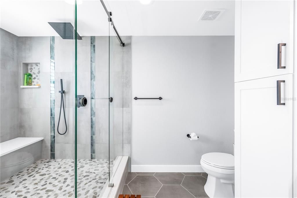 Bathroom, Glass Shower, Interior