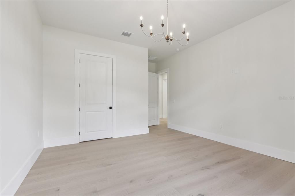 Chandelier, Empty room, Interior, Wood Texture Flooring