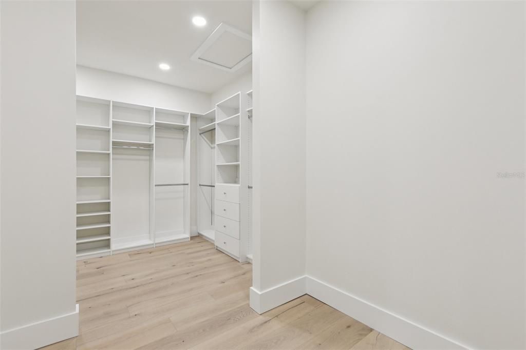 Interior, Recessed Lighting, Walk-in Closets, Wood Texture Flooring