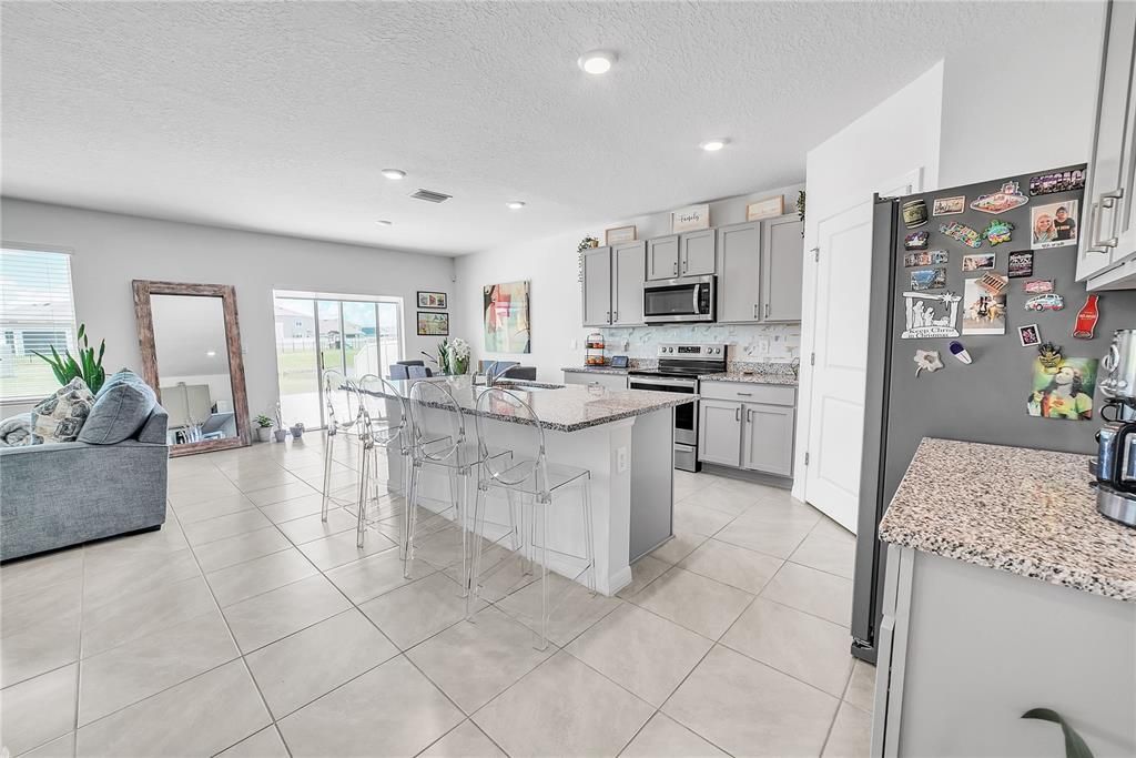 Interior, Kitchen, Recessed Lighting, Stainless Steel Appliances