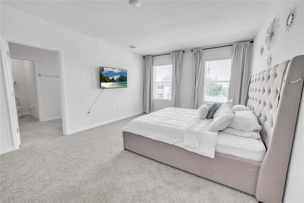 Bedroom, Interior, Recessed Lighting