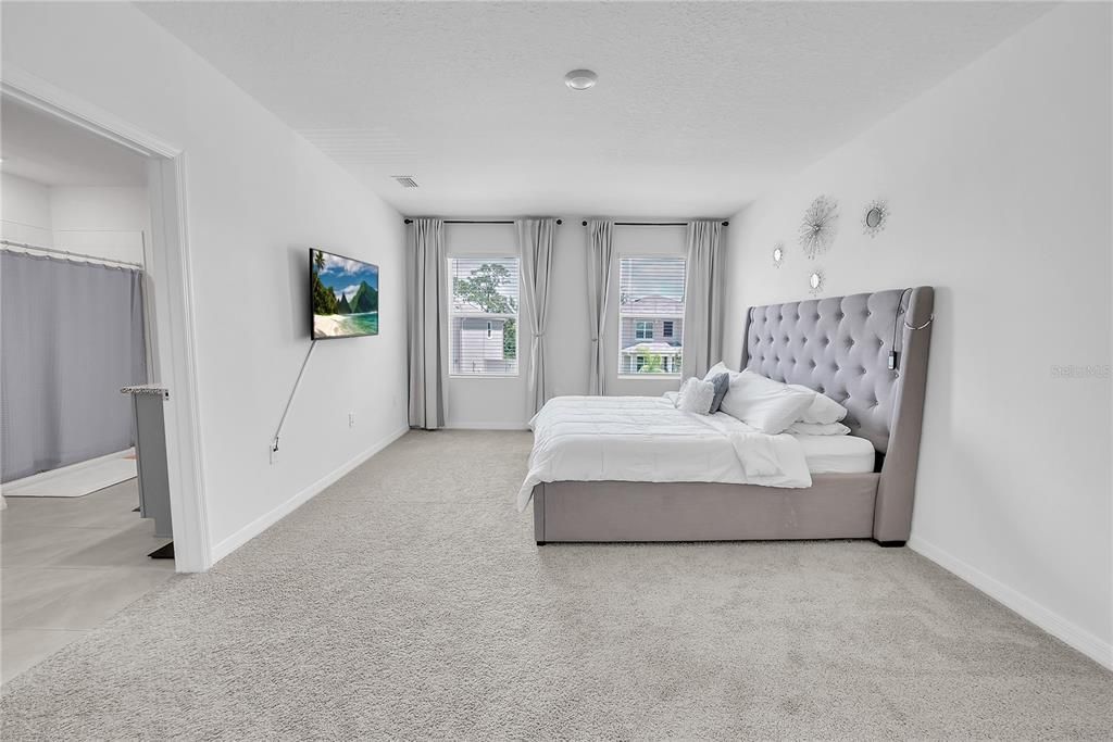 Bedroom, Interior, Recessed Lighting