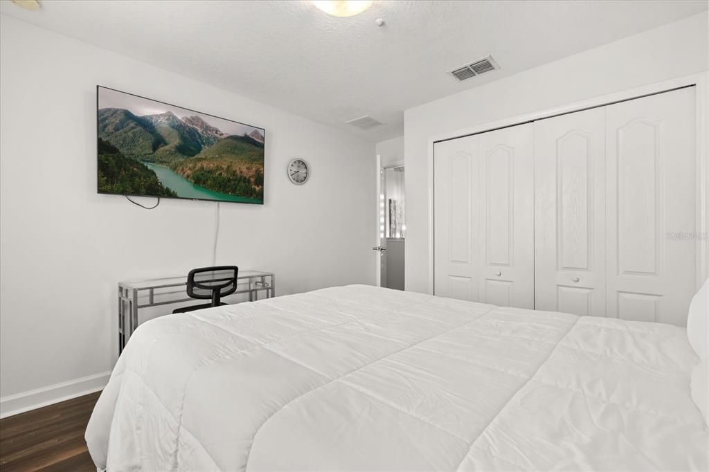 Bedroom, Interior, Wood Texture Flooring