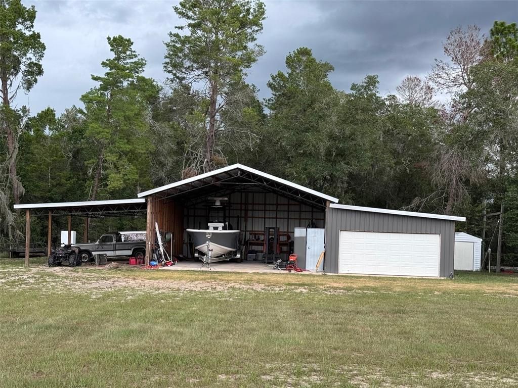 Backyard, Detached Garage, Exterior