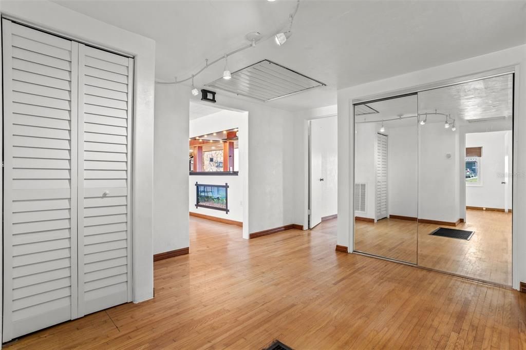 Empty room, Interior, Wood Texture Flooring