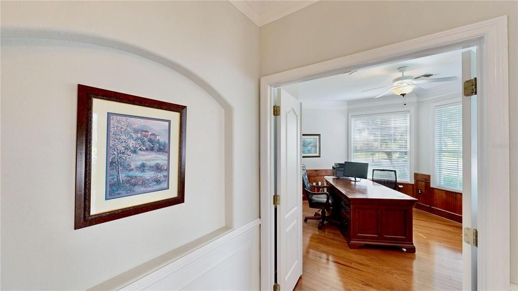 Home Office, Interior, Wood Texture Flooring