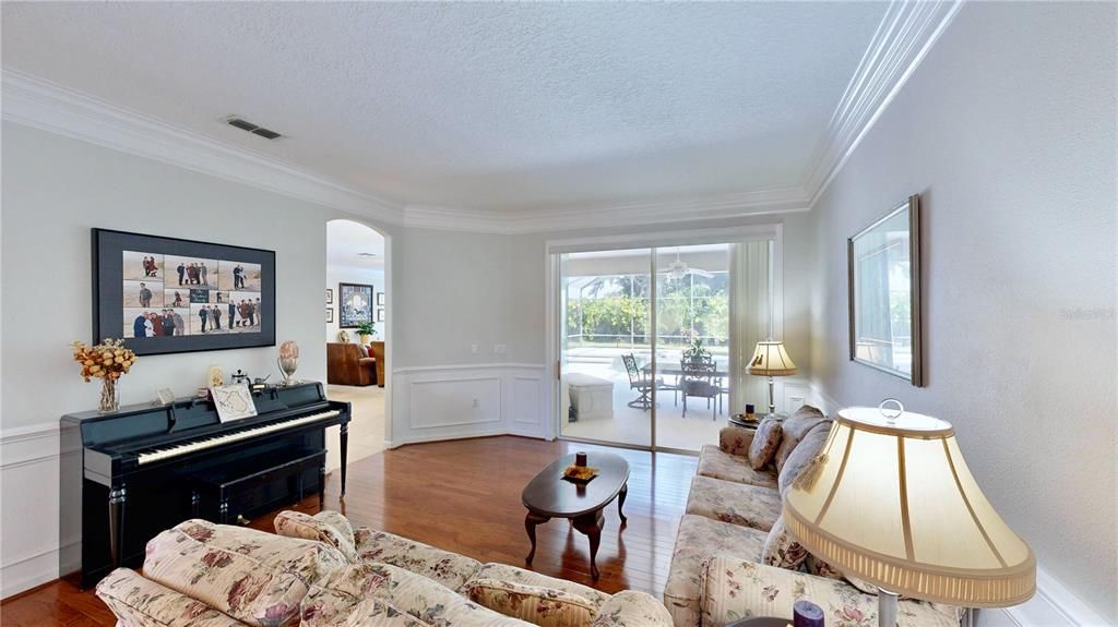 Interior, Living room, Piano, Wood Texture Flooring