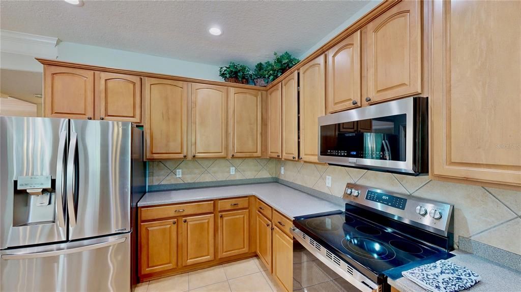Interior, Kitchen, Recessed Lighting, Stainless Steel Appliances