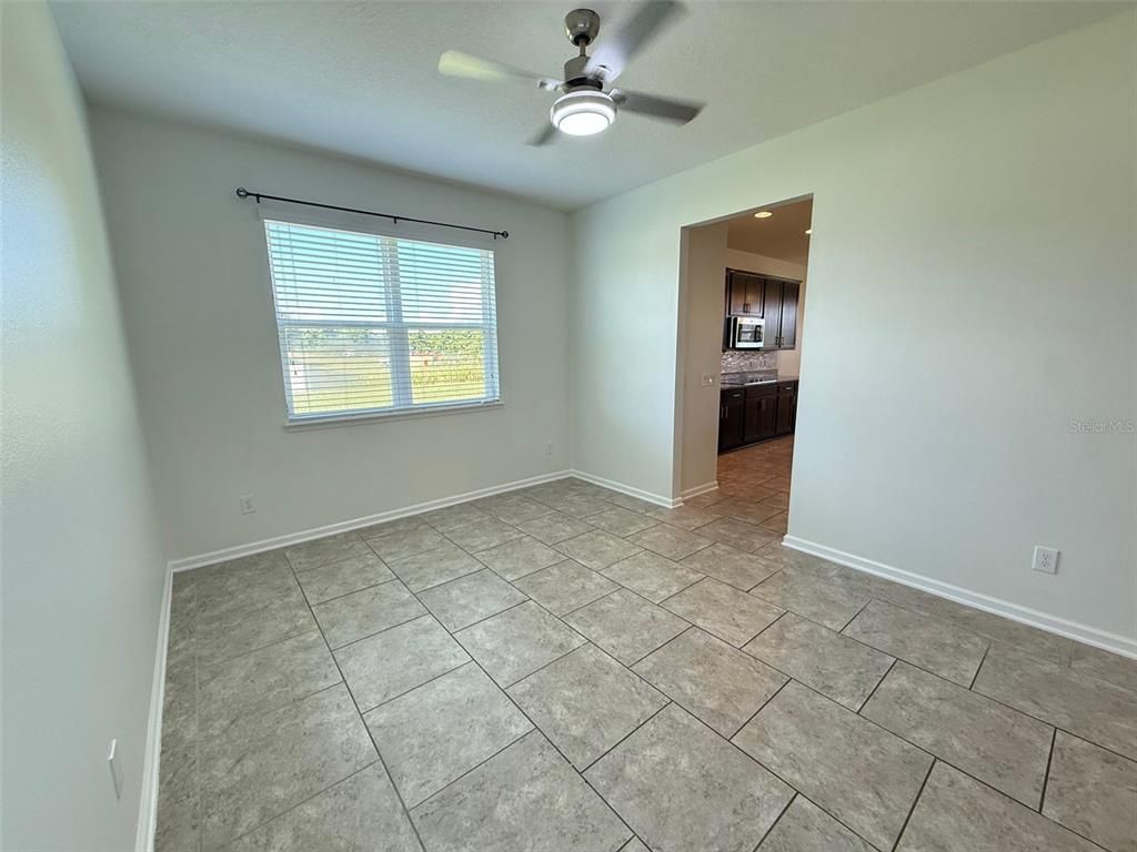 Empty room, Interior, Kitchen, Recessed Lighting