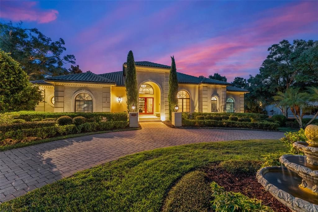 Backyard, Exterior, Facade, French Provincial