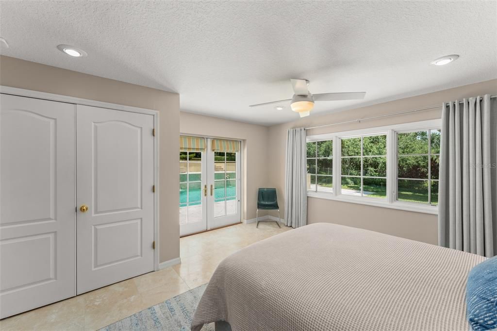 Bedroom, Interior, Recessed Lighting