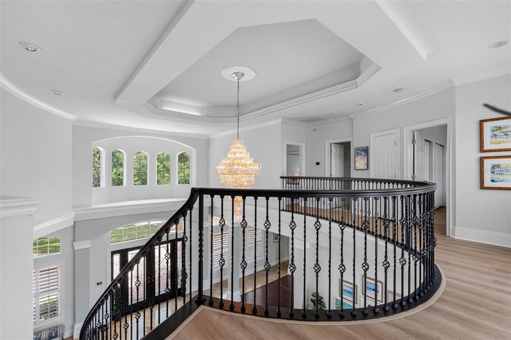 Chandelier, Interior, Recessed Lighting, Wood Texture Flooring