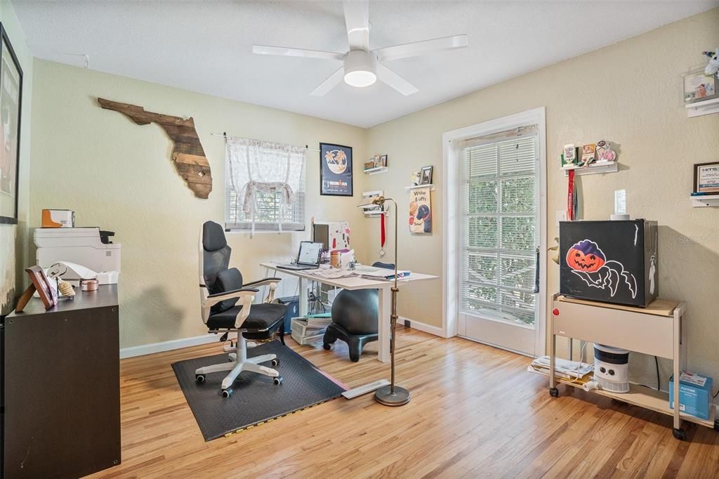 Home Office, Interior, Wood Texture Flooring