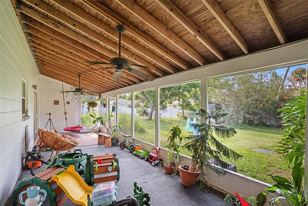 Interior, Sun Room, Wooden Beams, Wooden Ceilings