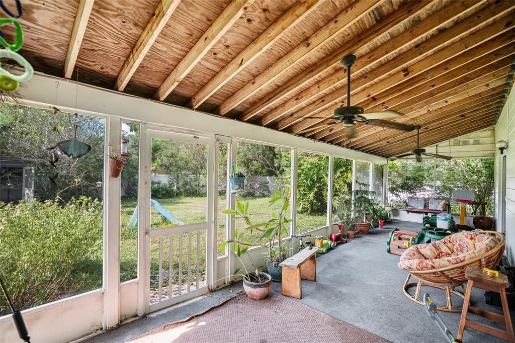 Interior, Sun Room, Wooden Beams, Wooden Ceilings