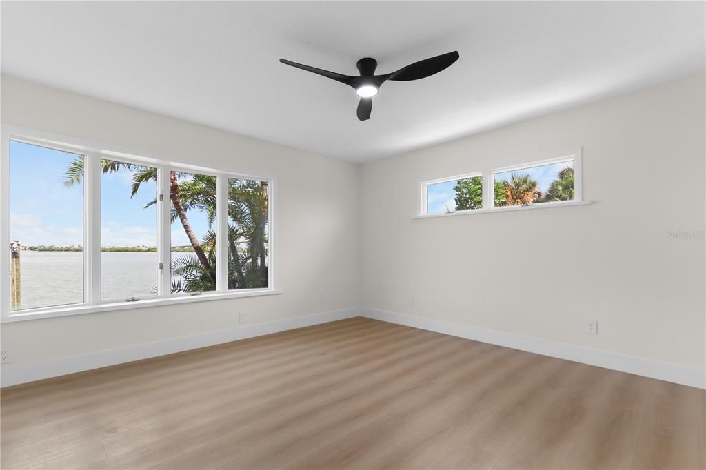 Empty room, Interior, Water, Wood Texture Flooring