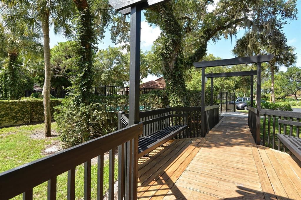 Exterior, Wood Texture Flooring