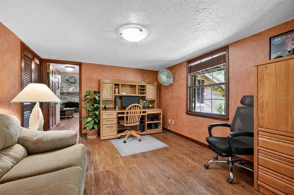 Home Office, Interior, Wood Texture Flooring