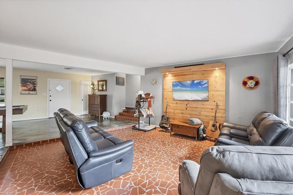 Home Theatre Room, Interior, Living room, Wooden Walls