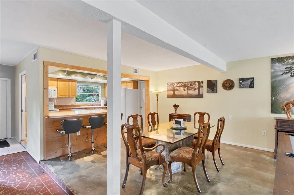 Dining room, Interior, Kitchen