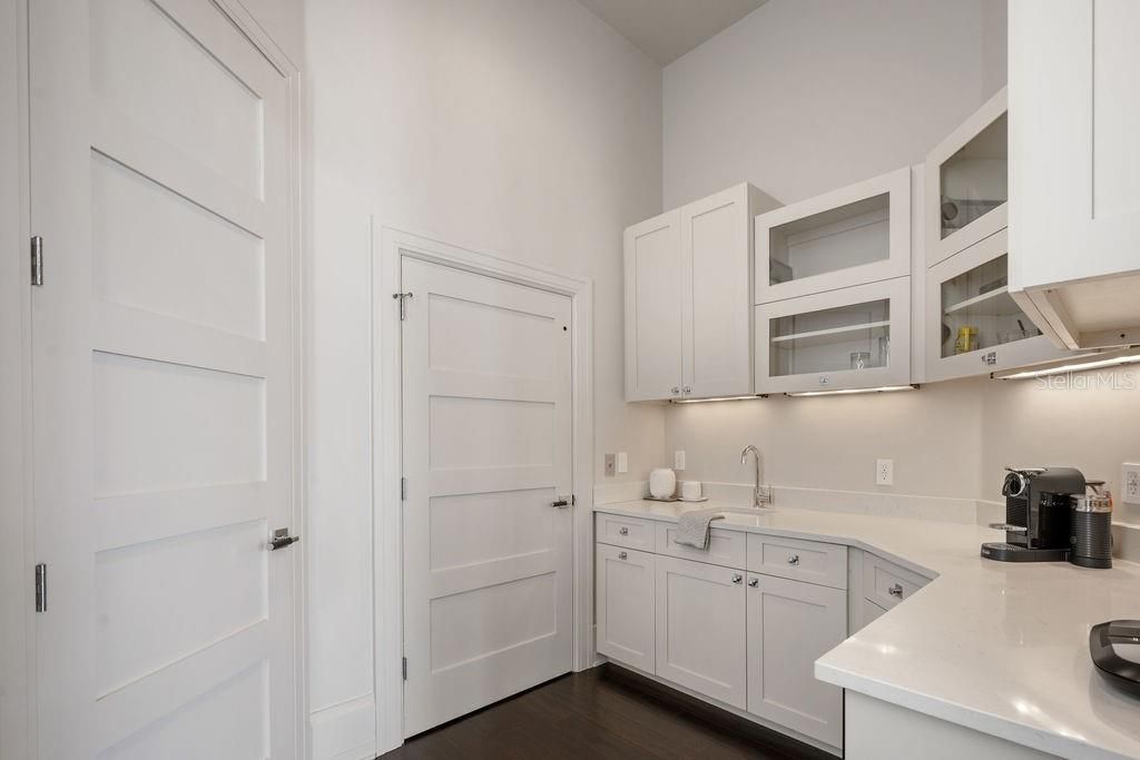 Interior, Kitchen, Wood Texture Flooring