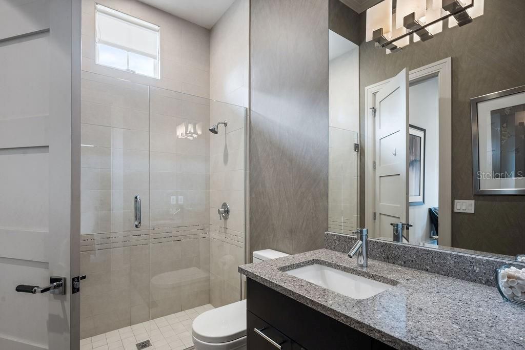 Bathroom, Glass Shower, Interior
