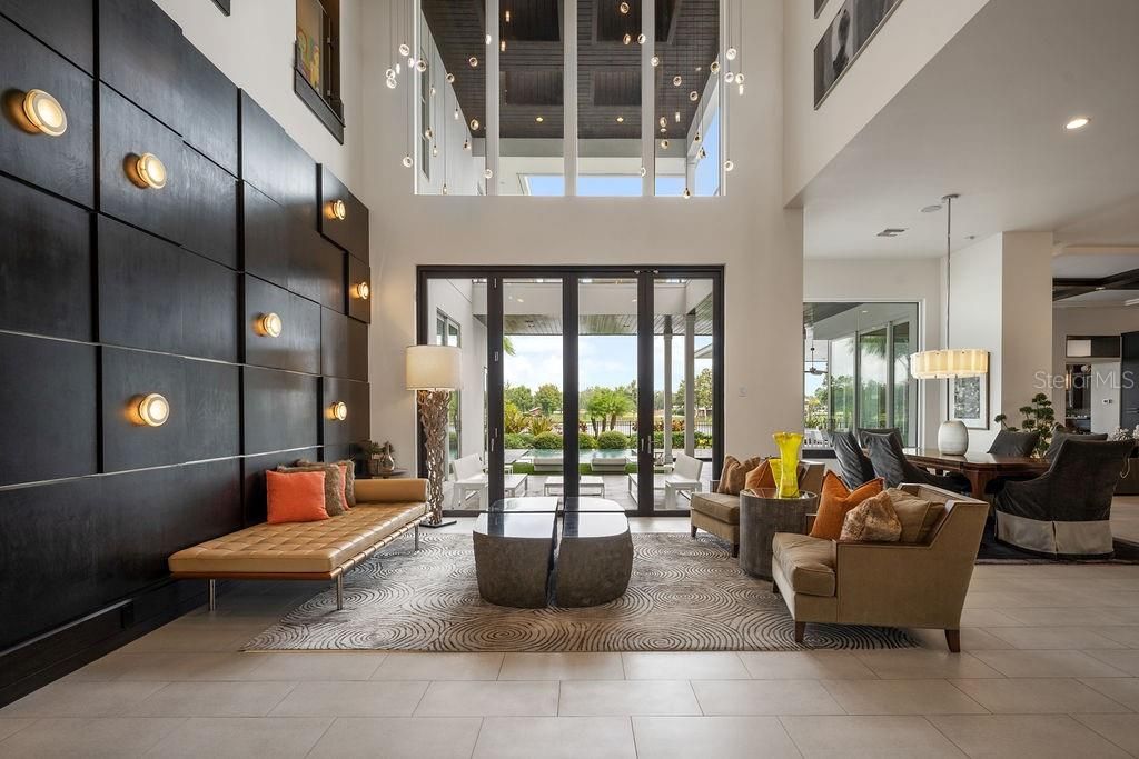 Dining room, Interior, Living room, Pendant Lights, Recessed Lighting