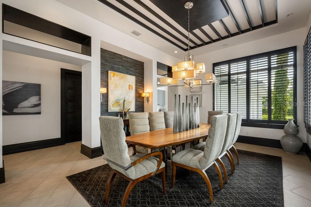 Chandelier, Dining room, Interior