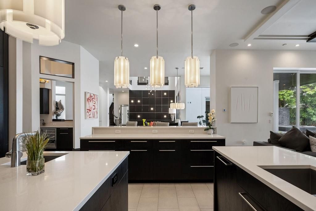 Interior, Kitchen, Pendant Lights, Recessed Lighting