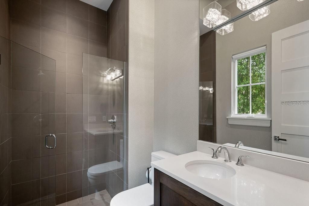 Bathroom, Glass Shower, Interior