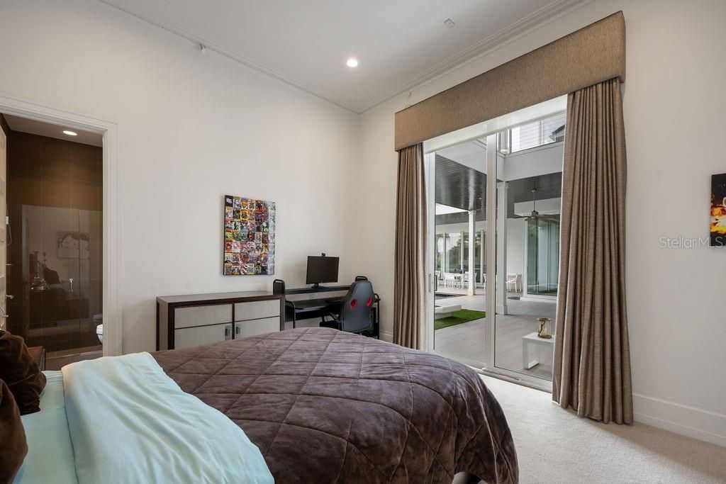 Bedroom, Home Office, Interior, Recessed Lighting