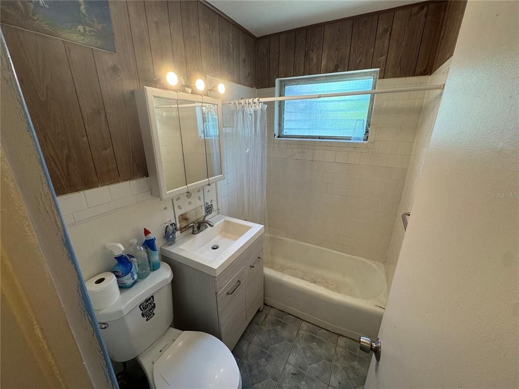 Bathroom, Interior, Wooden Walls