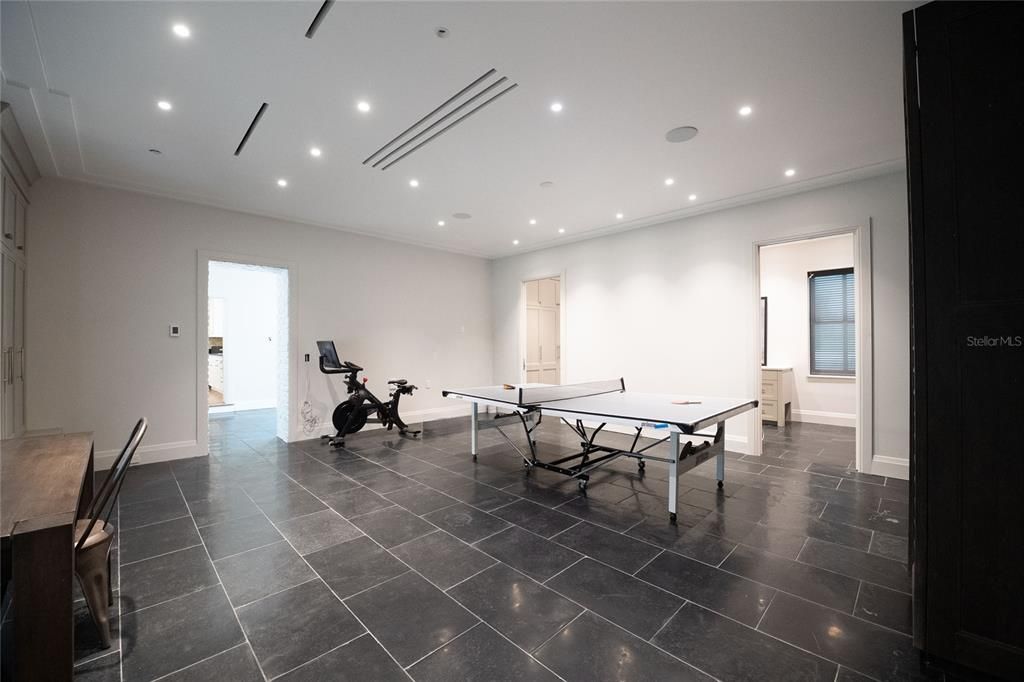 Fitness Equipment, Game Room, Interior, Recessed Lighting