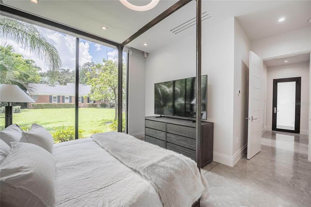 Bedroom, Interior, Recessed Lighting