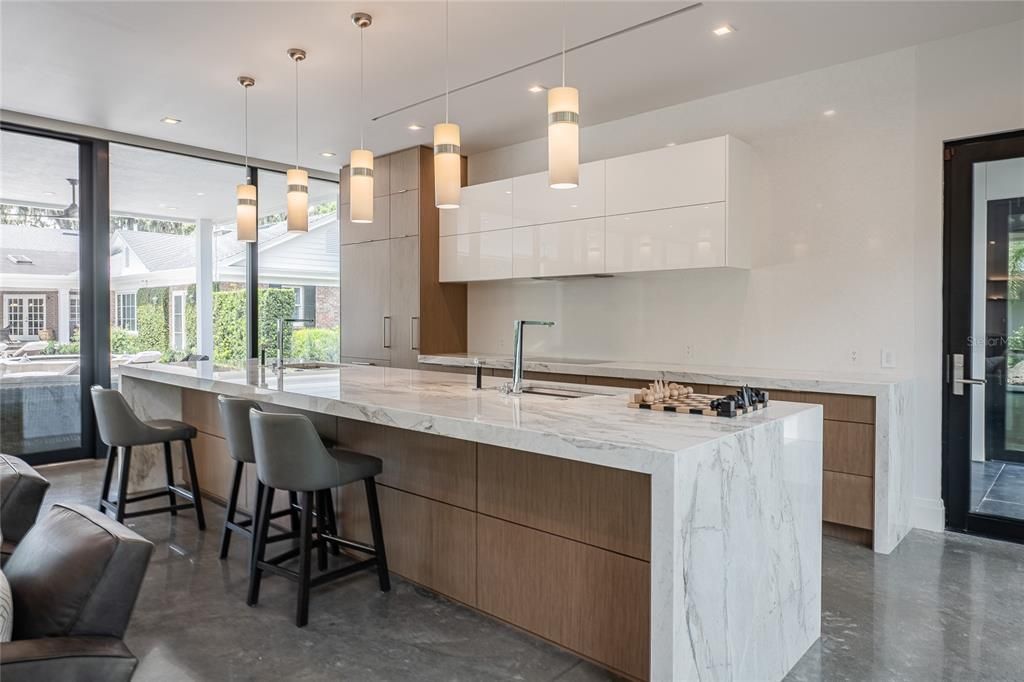 Interior, Kitchen, Pendant Lights, Recessed Lighting